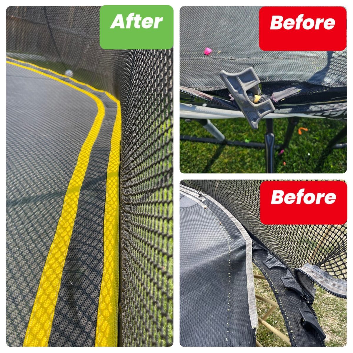Net repair before and after